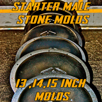 CrossFit Stone Mold Set - 95#, 115#, 145#