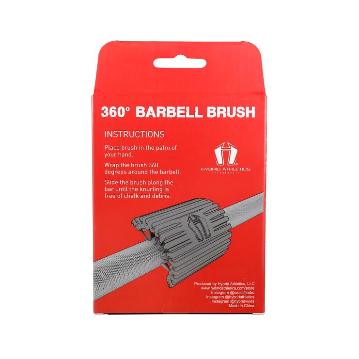 360° BARBELL BRUSH (STEEL BRISTLES) | HYBRID ATHLETICS